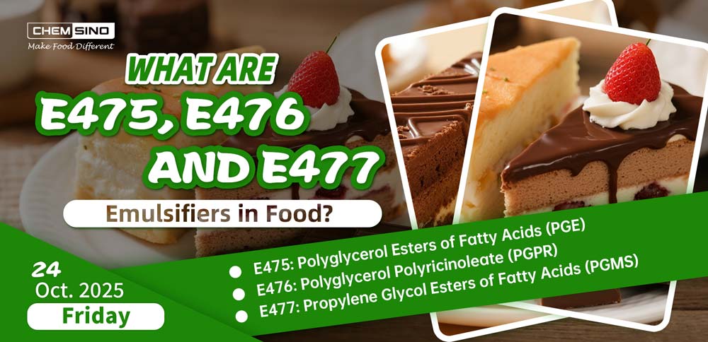 What Are E475, E476, and E477 Emulsifiers in Food